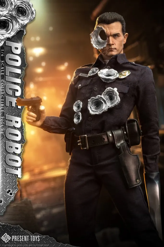 купить Фигурка Terminator T-1000 — Present Toys SP62 1:6 Police Robot Figure 9.jpeg
