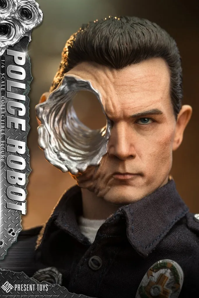 купить Фигурка Terminator T-1000 — Present Toys SP62 1:6 Police Robot Figure 8.jpeg