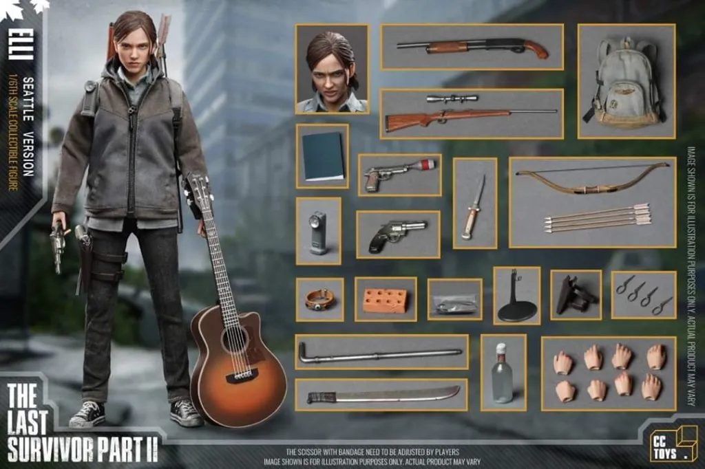 Купить CCToys The Last of Us 2 Elly, Joel, Clicker Figures (19).jpg