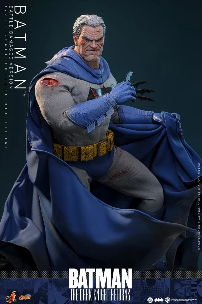 купить Фигурка Hot Toys. The Batman: The Dark Knight Returns – 1:6 Scale Battle Damaged Batman Figure 7.jpg