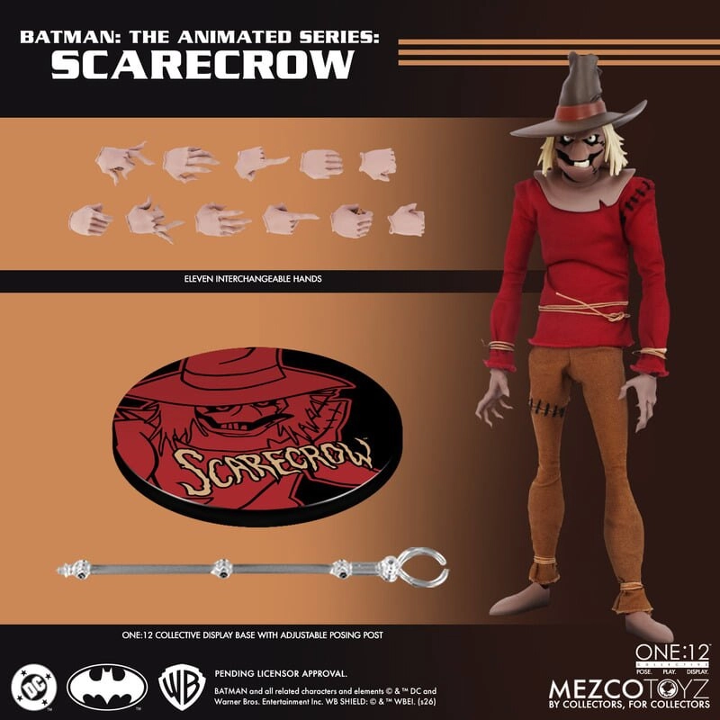 купить Фигурка Mezco Toyz Batman: The Animated Series One:12 Collective Scarecrow 1.jpg
