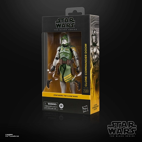 Фигурка Clone Wars Clone Commander Doom — Hasbro Star Wars Black Series Figure