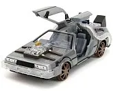 Модель ДеЛориан — Back to the Future 3 1982 DeLorean w Railroad Wheels 1/24 Limited Edition