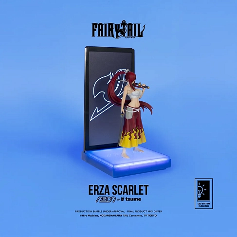 Фигурка Fairy Tail Erza Scarlet Neon — Tsume 1/9 Scale PVC Figure