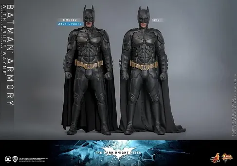 Фигурка Hot Toys MMS702 Dark Knight Rises - Batman Armory w Bruce Wayne Set 1/6