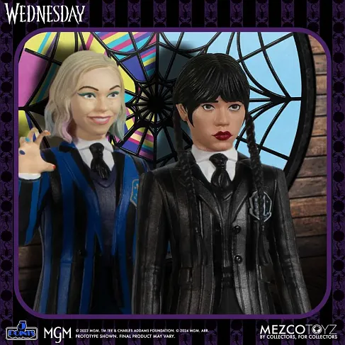 Фигурки Wednesday and Enid — Mezco 5 Points Box Set