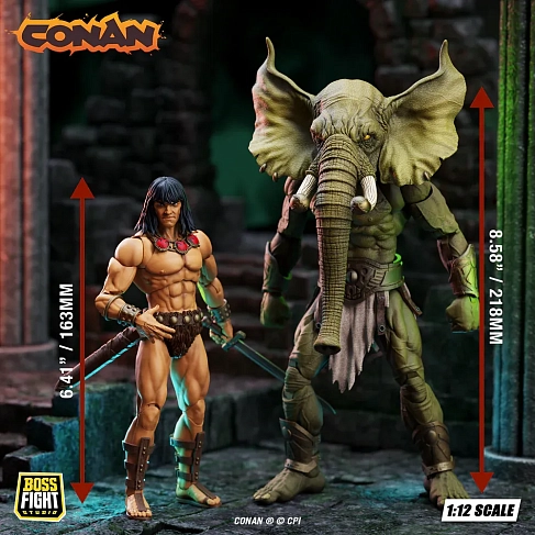 Фигурка Conan The Tower Of The Elephant — Boss Fight Studio Deluxe 2-pack Figure Set