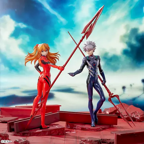 Фигурка Evangelion 3.0+1.0 Asuka Shikinami Langley Spear —SEGA Luminasta Figure 