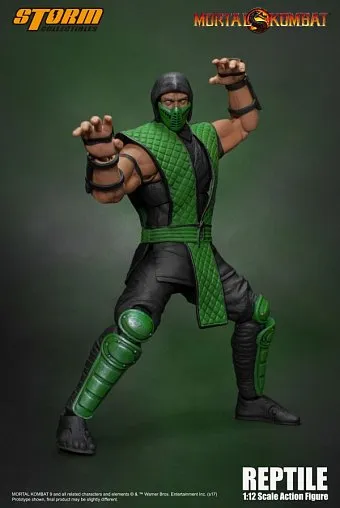 Впервые представлена фигурка Рептилии из Mortal Kombat