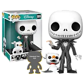 Фигурка Jack Skellington w Zero — Nightmare Before Christmas 10 Inch Funko Pop! Vinyl 809