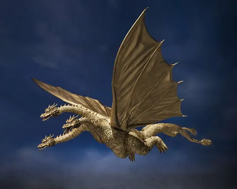 Фигурка King Ghidorah — Bandai Godzilla 1972 SH MonsterArts