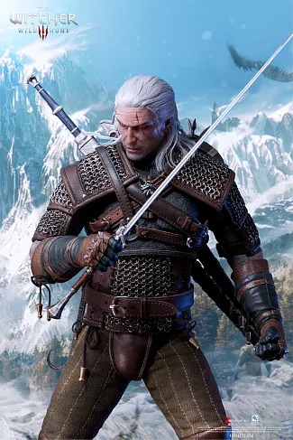 Фигурка Geralt of Rivia 1/6 — PureArts PA010TW Witcher 3 Wild Hunt