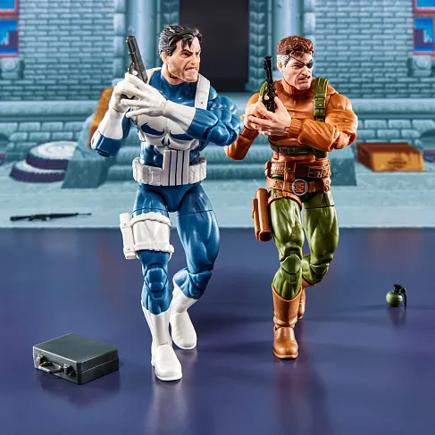 Фигурка Punisher and Nick Fury — Hasbro Marvel Legends Gamerverse
