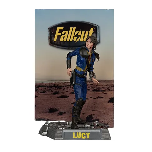Фигурка Fallout Lucy Maximus The Ghoul and Vault Boy — McFarlane Toys Movie Maniacs Posed Figure 4-Pack