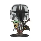 Фигурка Мандалорец — Funko Mandalorian Chrome 10 Inch Pop!