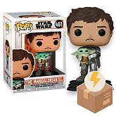 Фигурка Mando Holding Child — Funko The Mandalorian Pop! Vinyl BD