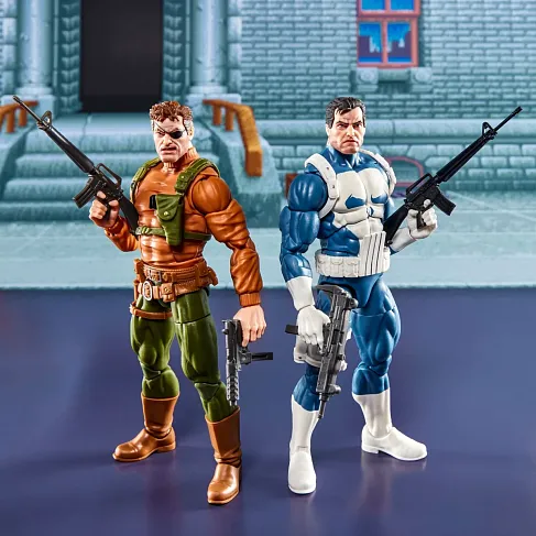 Фигурка Punisher and Nick Fury — Hasbro Marvel Legends Gamerverse