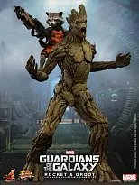 Набор фигурок Енот Ракета и Грут — Hot Toys Guardians of The Galaxy 1/6 Groot & Rocket Set