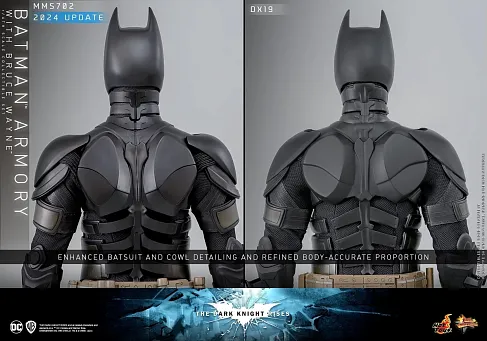 Фигурка Hot Toys MMS702 Dark Knight Rises - Batman Armory w Bruce Wayne Set 1/6
