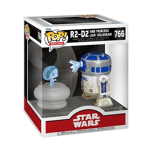 Фигурка R2-D2 w Leia — Star Wars Deluxe Funko Pop Vinyl 766