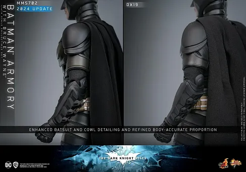 Фигурка Hot Toys MMS702 Dark Knight Rises - Batman Armory w Bruce Wayne Set 1/6