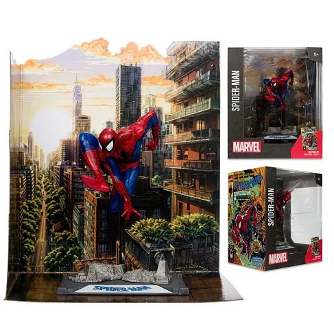 Фигурка Spider-Man 6 — McFarlane Toys 1/10 Posed Figure w Scene