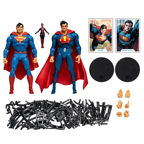 Фигурки Superman vs Superman of Earth-3 with Atomica — McFarlane Toys 2-Pack