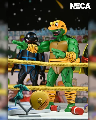 Фигурки Stump Wrestling 4-pack — Neca Teenage Mutant Ninja Turtles Archie Comics