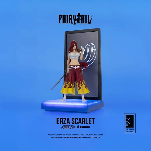 Фигурка Fairy Tail Erza Scarlet Neon — Tsume 1/9 Scale PVC Figure