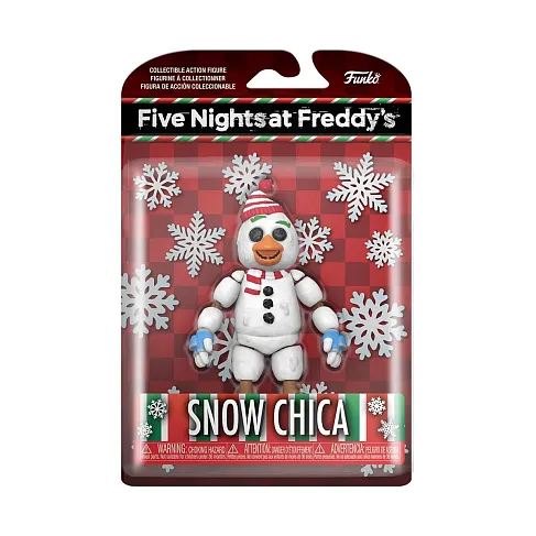 Фигурка Five Nights at Freddys Holiday Snow Chica — Funko Action Figure