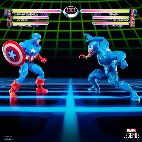 Фигурки Captain America vs Venom — Hasbro Marvel Legends Gamerverse