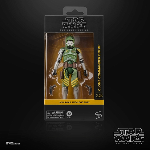 Фигурка Clone Wars Clone Commander Doom — Hasbro Star Wars Black Series Figure