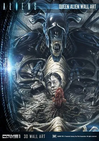 Prime 1 Studio 3D Wall Art Aliens Queen Alien - купить и повесить на стену