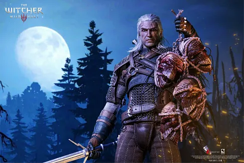 Фигурка Geralt of Rivia 1/6 — PureArts PA010TW Witcher 3 Wild Hunt