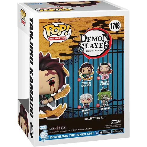 Фигурка Demon Slayer Tanjiro Kamado Sun Breathing — Funko Pop Vinyl 1748