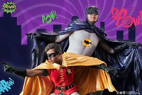 Фигурки Бэтмен — Pure Arts Batman and Robin 1/8 PVC Diorama