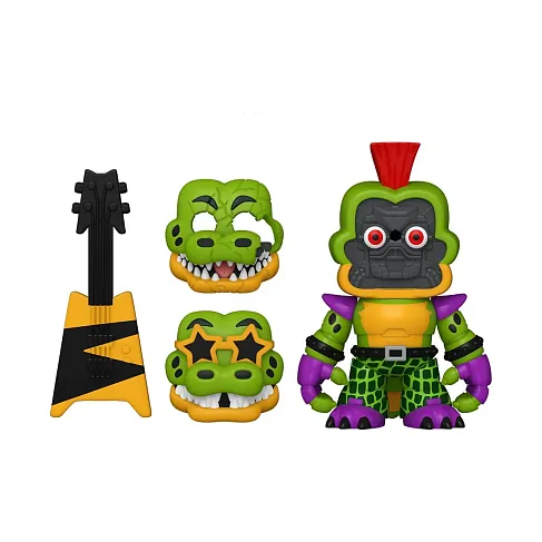 Фигурка Security Breach Montgomery Gator Glamrock Chica Snap Mini-Figure —Funko Five Nights at Freddys