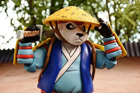 Фигурка Panda Khan — Neca Teenage Mutant Ninja Turtles Cartoon