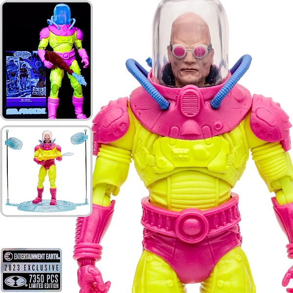 Фигурка Mr Freeze Black Light Gold Label — McFarlane Toys EE Exclusive