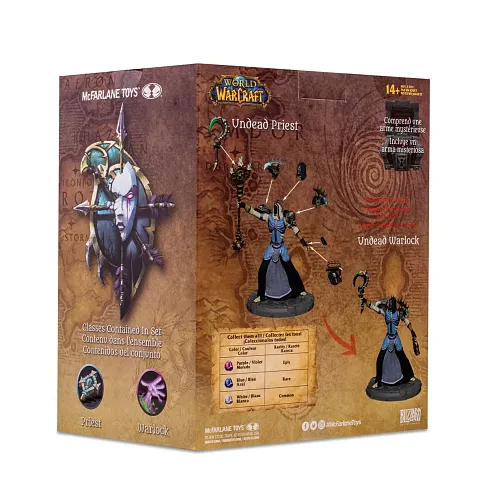 Фигурка Undead Priest Warlock Epic — McFarlane Toys World of Warcraft Figure