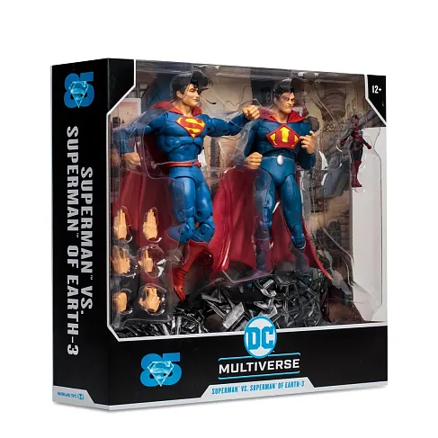 Фигурки Superman vs Superman of Earth-3 with Atomica — McFarlane Toys 2-Pack