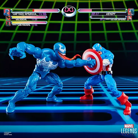 Фигурки Captain America vs Venom — Hasbro Marvel Legends Gamerverse
