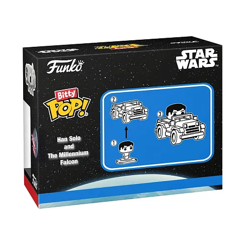 Фигурка Han Solo and Millennium Falcon — Star Wars Funko Bitty Pop! Ride