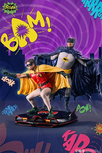 Фигурки Бэтмен — Pure Arts Batman and Robin 1/8 PVC Diorama