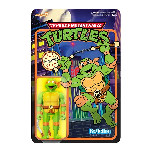 Фигурка Michelangelo — Super7 TMNT Reaction Figure W7