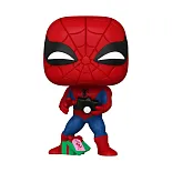 Фигурка Marvel Holiday Spiderman w Open Gift — Funko Pop! Vinyl 1441