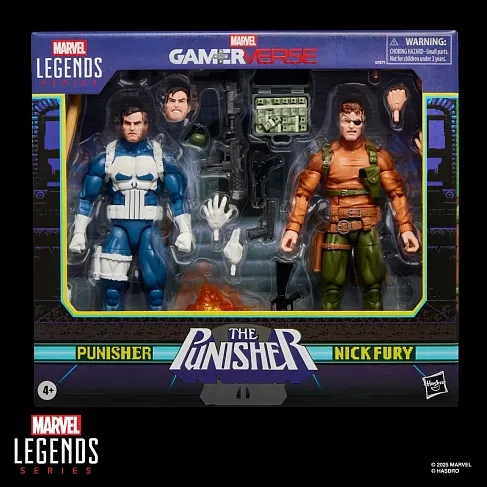 Фигурка Punisher and Nick Fury — Hasbro Marvel Legends Gamerverse