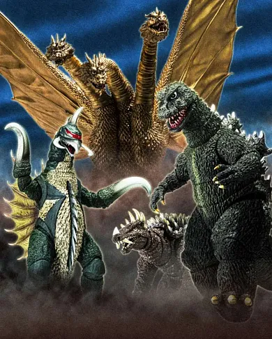 Фигурка King Ghidorah — Bandai Godzilla 1972 SH MonsterArts