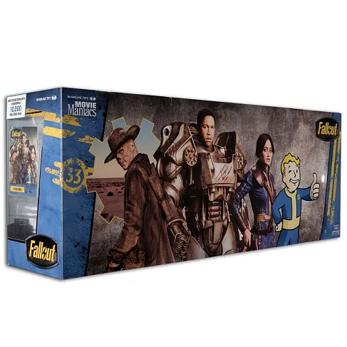 Фигурка Fallout Lucy Maximus The Ghoul and Vault Boy — McFarlane Toys Movie Maniacs Posed Figure 4-Pack