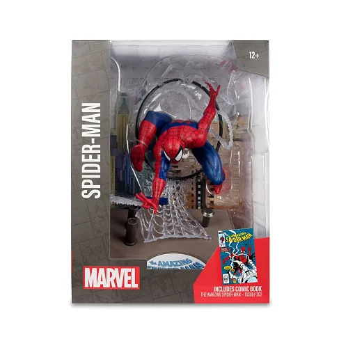 Фигурка Amazing Spider-Man 301 — McFarlane Toys 1/6 Posed Figure w Scene w Comic